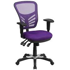 Flash Furniture Purple Contemporary Adjustable Height Swivel Executive Chair Lowes Com In 2020 Office Chair Mesh Task Chair Chair