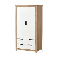 Kleiderschrank Svendborg 2 Turig Eiche Weiss Tall Cabinet Storage Locker Storage Tall Storage