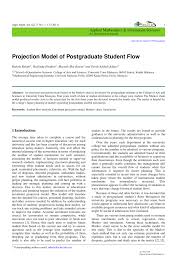 Theresa holds a masters in science (organisational psychology) from city university of new in july 2019, datuk nora was also appointed into the board of advisors for uum's undergraduate programme for in 2018, datuk nora was appointed to the malaysian human resource minister's advisory group. Pdf Projection Model Of Postgraduate Student Flow