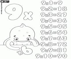 Kleurplaten.nl maakt gebruik van cookies! Kleurplaten Tafels Van Vermenigvuldiging Kleurplaat