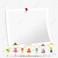 I print to a plain piece of paper and the top margin is approximately 1 inch down, same on the bottom. Happy Kids With Sheet Of Paper With Notebook Royalty Free Cliparts Vectors And Stock Illustration Image 16244109