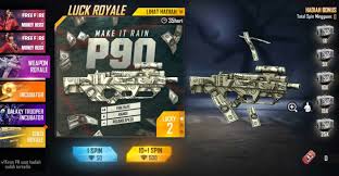 Free fire is the ultimate survival shooter game available on mobile. P90 Make It Rain Gun Skin Is Now Available Here S How To Get It Dunia Games