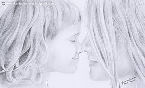 Mother and daughter drawing clipart. Something For My Mother Words From The Heart