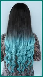 Blue Ombre In 2020 Brunette Hair Color Bright Hair Colors Trendy Hair Color