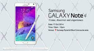 Malaysianwireless learned that the 32gb samsung galaxy note 4 will be priced at rm2399(rm2499), available from all mobile operators(carriers) including celcom, maxis, digi and u mobile starting 17 october 2014. Samsung Galaxy Note 4 Malaysia Launch Archives Soyacincau Com