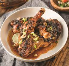 Spice Up Your Holiday With Rosie Mayes Jamaican Jerk Chicken Jamaican Jerk Chicken Jamaican Recipes Jerk Chicken Recipe