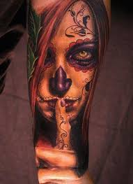 Black And White Realistic Sugar Skull Tattoo Realistic Sugar Skull Tats Pinterest Sugar Skull Tattoos Skull Tattoos Tattoos