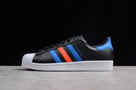 Adidas Superstar Sneaker Black Blue Red Bb2245 Uniex Hookicks Adidas Superstar Sneakers Black Adidas Superstar Sneaker