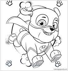 9 free paw patrol coloring pages. Mighty Pups Coloring Pages Free Novocom Top