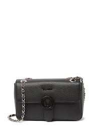 Valentino By Mario Valentino Antoinette Leather Shoulder Bag In Black Modesens