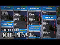 Cara download dan install gta sa lite terbaru di android cocok untuk hp 512 mb ram dan 1 gb ram. Update M A Trainer V 4 0 For Gta Sa Android Trainer Mod Gta Sa Android Youtube