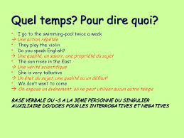 Quel auxiliaire utiliser en anglais ? Le Systeme Des Temps En Anglais Ppt Video Online Telecharger