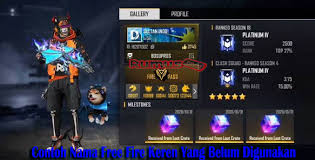 7 tingkatan rank free fire ini urutan tier ff mu esportsku. Nama Ff Keren 62 Laki Laki Perempuan Yang Belum Terpakai Teknisi Blogger