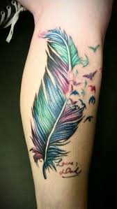 Birds Of A Feather New Vegas How To Get Cass To Follow You 54 Absolutely Fabulous Colorful Tattoo Designs Feather Tattoo Colour Feather Tattoos Inspirational Tattoos