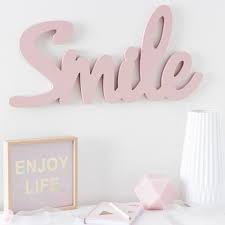 Deco Murale En Bois Rose 29 X 60 Cm Maisons Du Monde Deco Chambre Rose Et Gris Deco Murale Bois Deco Chambre Ados