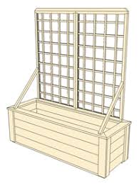 Use your drill and screws to secure your trellis to a wall or sturdy fence. Rectangle Planter Boxes Naturalyards Com