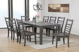 If you have a large dining room, where you want to entertain eight guests comfortably, then getting a 9 piece dining set is the perfect way to do this. Dining Set Shades Of Gray 9 Piece Sunset Trading