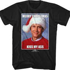 The classic uncle eddie snow globe to get into the holiday spirit. Clark Griswold Kiss My Ass Christmas Vacation T Shirt