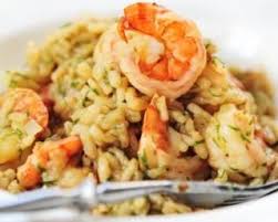Recette De Risotto De Crevettes Au Curry Et Basilic Recette Recette Risotto Crevettes Curry Recette