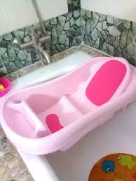 The First Years Sure Comfort Deluxe Baby Bath Tub With Padding And Net Newborn To Infant To Toddler Feature Color Pink Babies Kids Bathing Changing Other Baby Bathing Changing