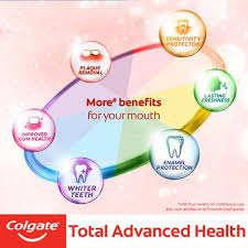 Colgate total orig t/paste val pack 3 x 100ml help keep your teeth and whole mouth healthy with colgate total original toothpaste. Buy Colgate Toothpaste Total Advanced Health 120 Gm Online At Best Price Bigbasket
