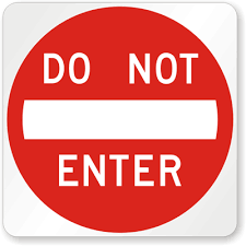 The symbol of this road sign means do not enter and keeps drivers and motorists from entering into a restricted area on the roadway. Do Not Enter Traffic Sign R5 1 Sku X R5 1