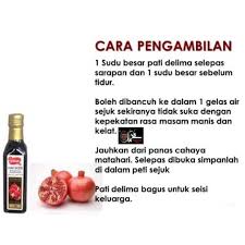 Buah delima adalah salah satu buah yang terdapat dalam syurga. Gulsan Pomegranate Concentrate Pati Delima 100 Natural 250ml No Preservatives Shopee Malaysia
