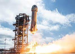 Jeff bezos's rocket new shepard prepares to launch. Jeff Bezos And Blue Origin Built The Least Cool Looking Rocket Ship Of All Time What Does It Look Like To You Funny