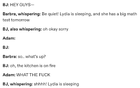 You … (must not/needn't) read in the dark. Incorrect Beetlejuice Quotes 2 Quiet Wattpad
