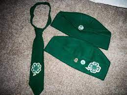 4 H Costume Hats And Tie Vintage 4 H Club Costume 4 H Pins Etsy 4 H Club Vintage Felt Hat Vintage