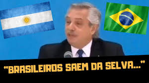 Jun 09, 2021 · selva!, exclamó en twitter el presidente brasileño, jair bolsonaro, en clara referencia a los controvertidos dichos del presidente alberto fernández sobre brasil.el mandatario brasileño se limitó a tuitear el emoji de la bandera brasileña y una fotografía en la que aparece rodeado de aborígenes en la selva amazónica. Brasileiros Saem Da Selva Argentinos Chegam Dos Barcos Diz Alberto Fernandez Youtube