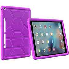 Ipad Pro 129 Case Poetic Rugged Protective Silicone Case Cornerbumper Protectiongripsoundamplificationbottom Air Ve Ipad Pro Ipad Pro 12 9 Apple Pencil Holder