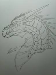Small Nightwing Refresher By Thatweirddrawinchick On Deviantart Wings Of Fire Dragons Wings Of Fire Dragon Sketch