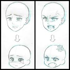 Cute looking anime characters usually have bigger heads and foreheads with smaller chins. How To Draw Anime Heads Learn How To Draw