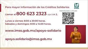 Si eres patrón, obtén tu crédito solidario a la palabra en minutos. Imss Credito Solidario Personas Trabajadoras Facebook