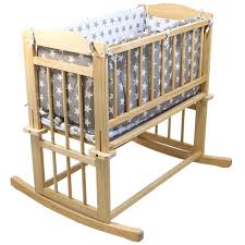 monsieur bebe berceau bebe 40 x 80 cm tour de lit et linge de lit mode bascule ou roulette modele stars nf en1130 1 et 2 garantie