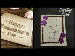 Show your teachers how much you appreciate them with this easy bumblebee thumbprint card for teacher appreciation day! Diy Teachers Day Card Handmade Teachers Day Card Making Idea