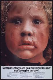 Poster designed by Ron Mather and Andrew Rutherford for the Health  Education Council (advertising agency Saatchi & Saatchi). Winner of a  Design Council Poster Award in 1975.