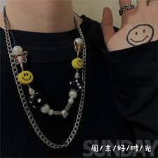 Find great deals on ebay for smiley face necklace. Necklace Silver Skull Butterfly Ceramic Smiley Face Necklace Dice Shopee Singapore