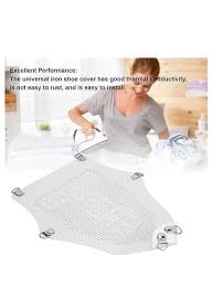 Generic Iron Shoe Cover, Iron Cover, Electric Iron Plate Cover Iron Heat Protector  Iron Sole Shield, Non-Stick Aluminum Iron Assistant Tool, Ironing Aid Board  Protect Ironing Shoe Cover, 1 Pcs | Best