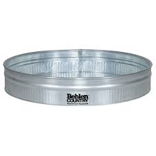 The behlen country galvanized stock tanks are ideal for all your livestock watering needs. Galvanized Round Stock Tanks Behlen Country