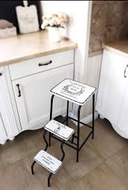 This is our foldable 4 steps ladder, which is ideal for any task around the kitchen, office, bathroom, and garage. Step Stool Chair Decorative Ladder Helper Tower Bed Side Etsy