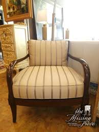 Thomasville Curved Wood Arm Accent Chair Gorgeous Lines Measures 32 30 30 Chair Accent Chairs Thomasville