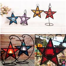 Many of these designs are fitting. Stunning Star Glass Votive Tea Light Candle Holder Hanging Lighting Lantern Wedding Birthday Party Home Garden Decoration Wish