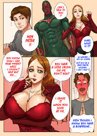 Rule34 - If it exists, there is porn of it  peter parker, vision, wanda  maximoff  6079754