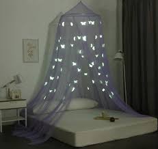 The mainstays twin metal bed is a practical space saving solution for small bedrooms and is appropriate for your master bedroom, guest bedroom and teen's bedroom. Octorose Glow In The Dark Butterfly Or Star Bed Canopy Mosquito Net Fi