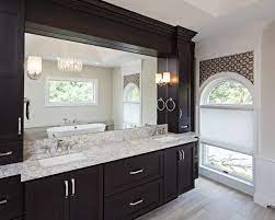 Bathroom ideas with dark cabinets. Cherry Bathroom Vanity With A Dark Finish Crystal Cabinets