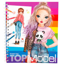 Malbuch Create Your Topmodel Topmodel Models Ausmalbuch