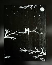 Pin By Afrah Khatib On My Paintings Black Canvas Paintings Black Background Painting Painting Art Lesson Also jpanel vs canvas (i.e. black canvas paintings