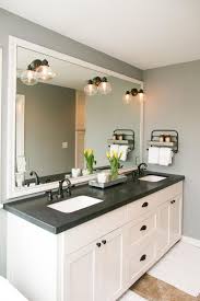 Interior Design Meuble Sous Vasque Salle De Bain Plan Travail Granit Noir Meuble Sous Lavabo Salle B White Vanity Bathroom Black Cabinets Bathroom Diy Bathroom